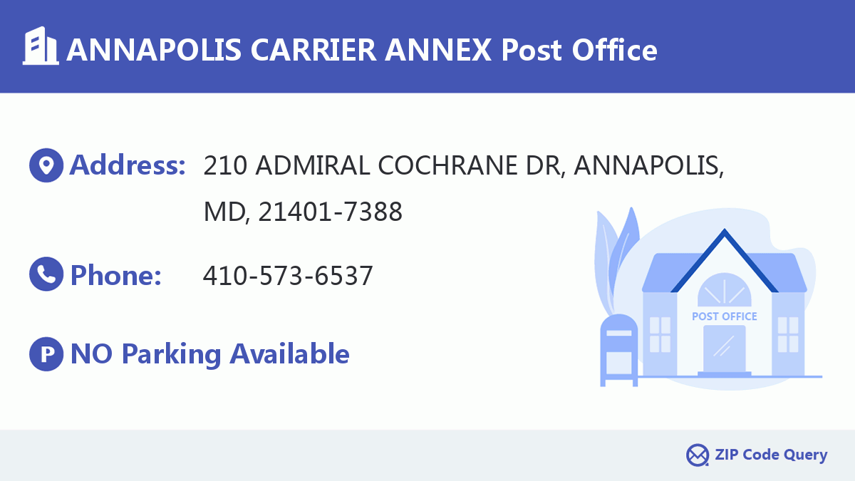 Post Office:ANNAPOLIS CARRIER ANNEX