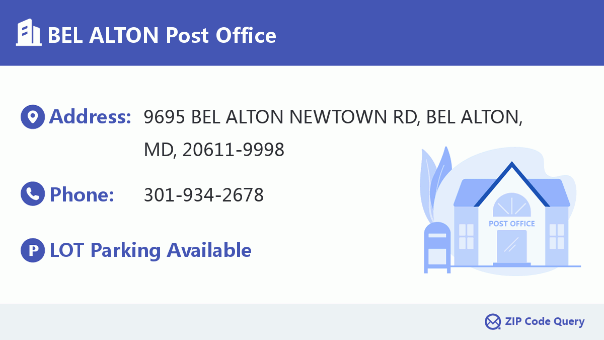 Post Office:BEL ALTON