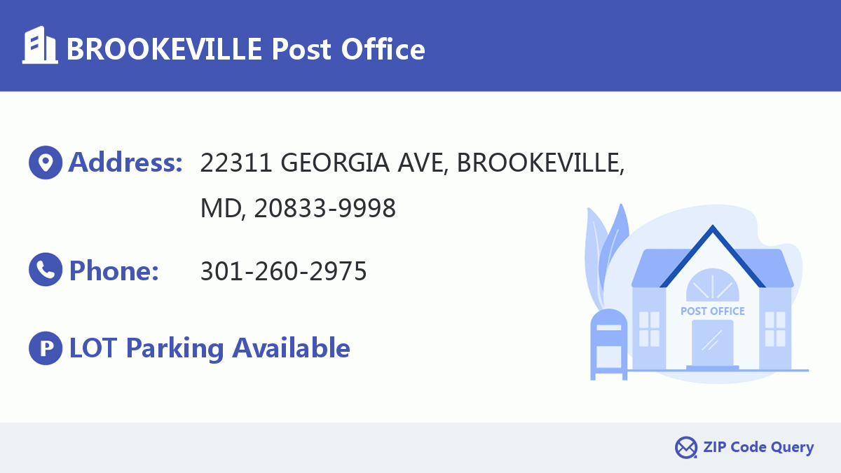 Post Office:BROOKEVILLE