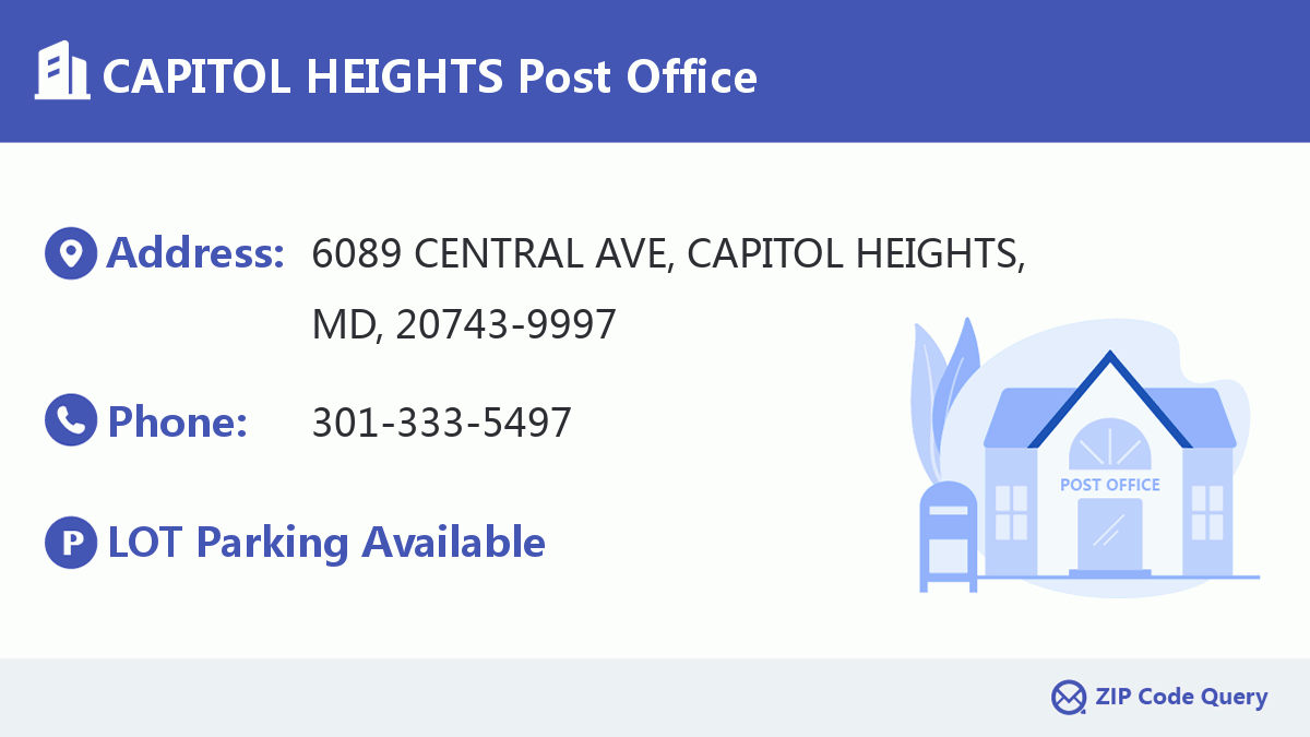 Post Office:CAPITOL HEIGHTS