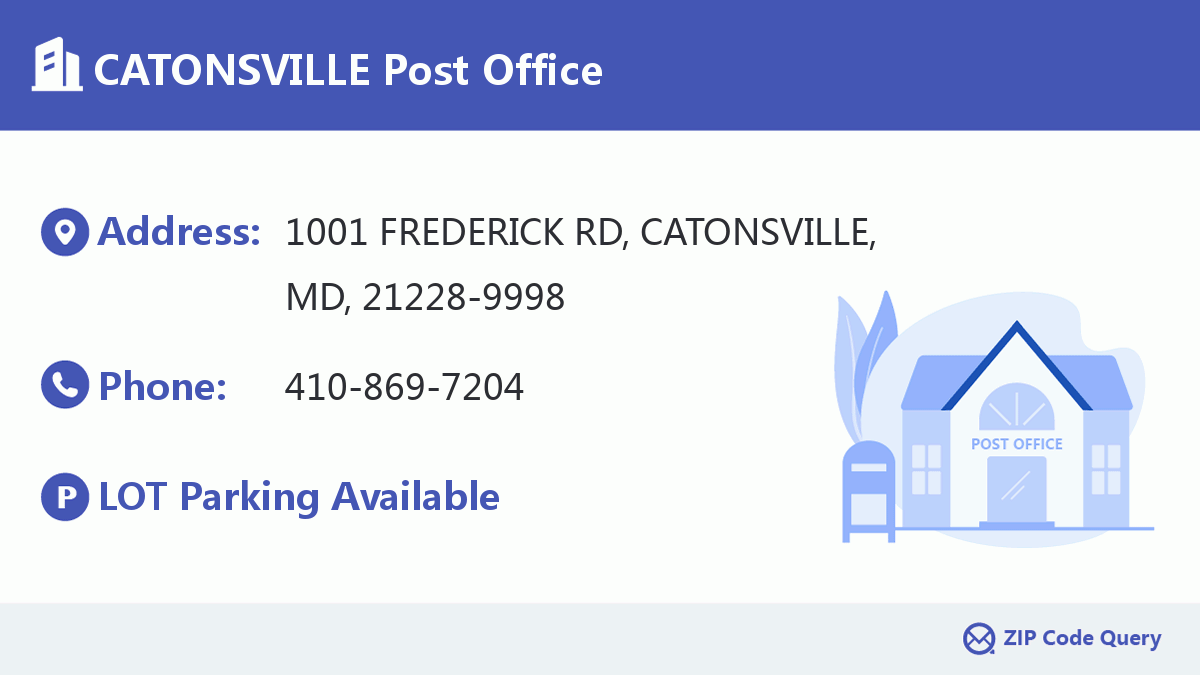 Post Office:CATONSVILLE