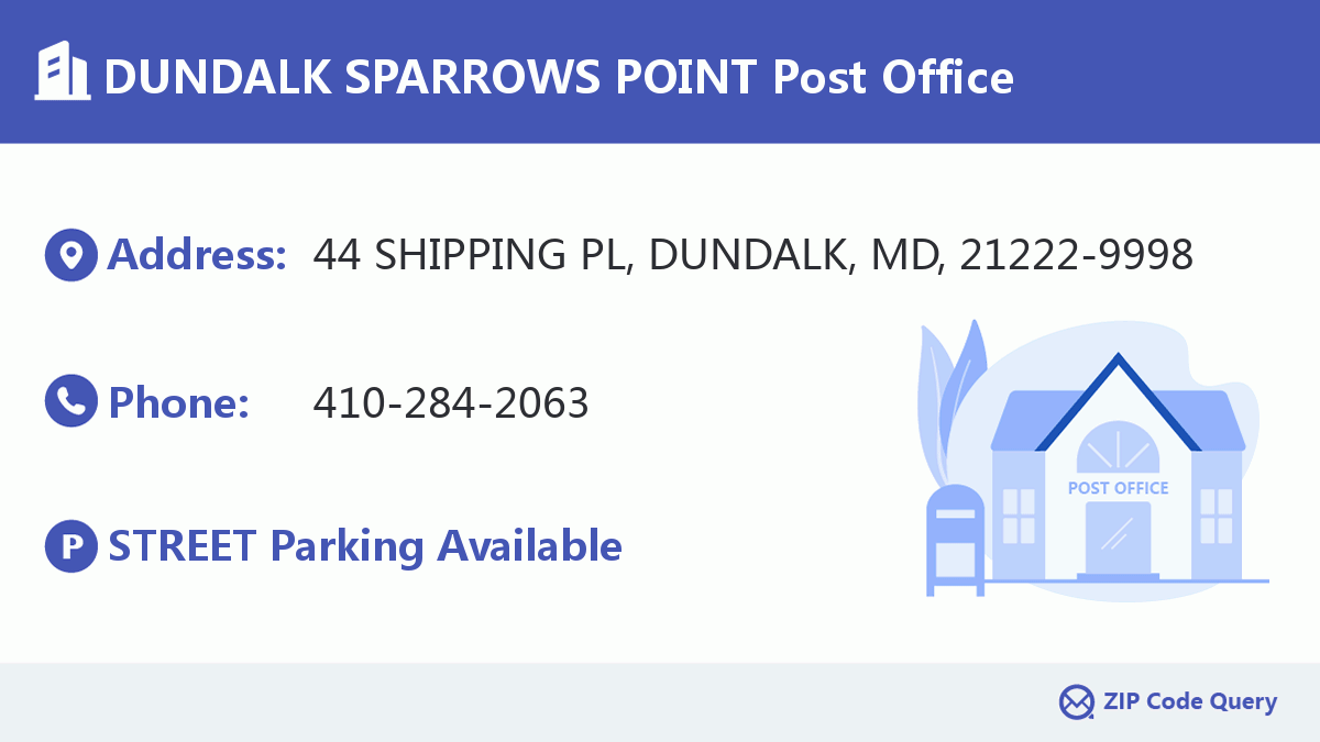 Post Office:DUNDALK SPARROWS POINT