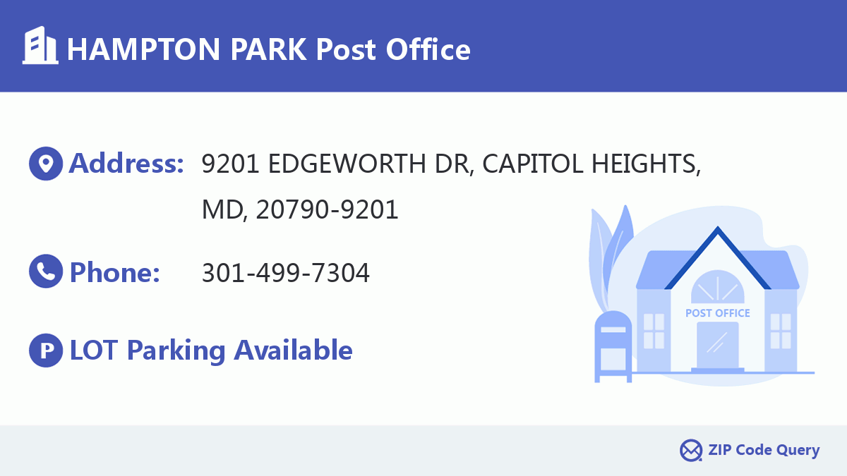 Post Office:HAMPTON PARK