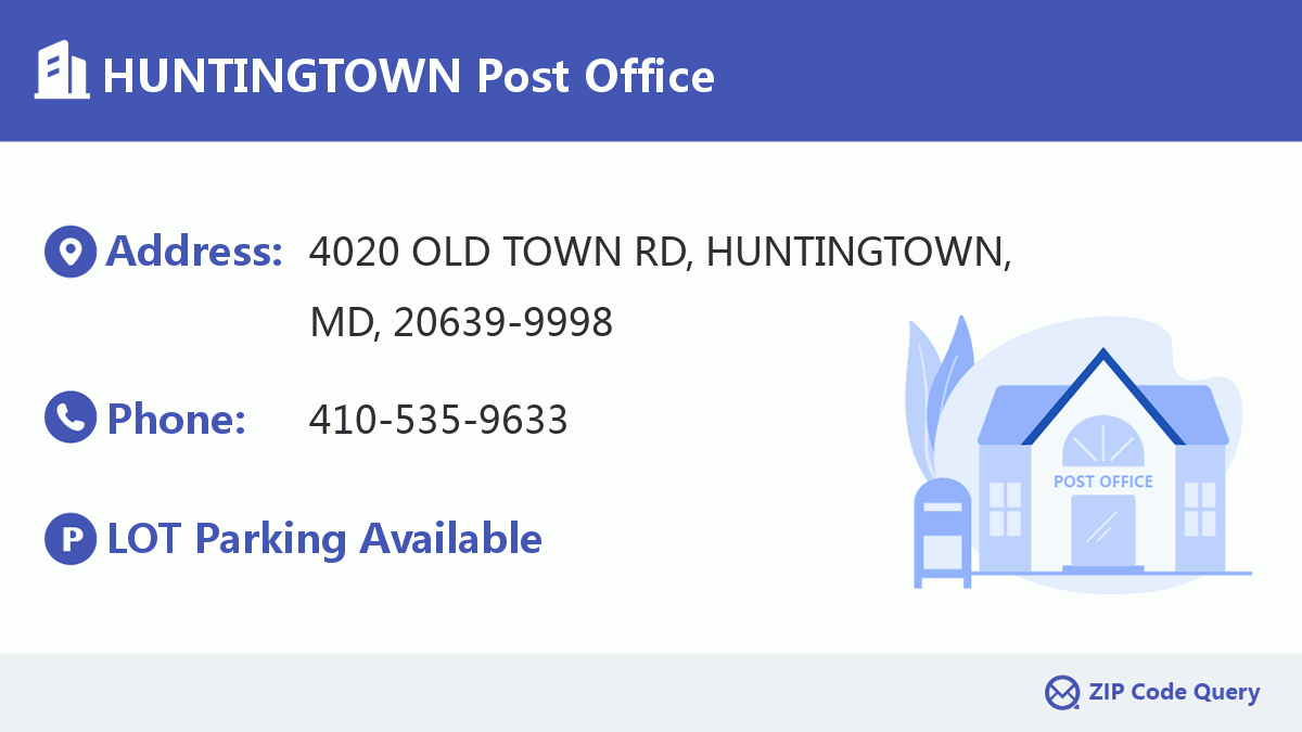 Post Office:HUNTINGTOWN