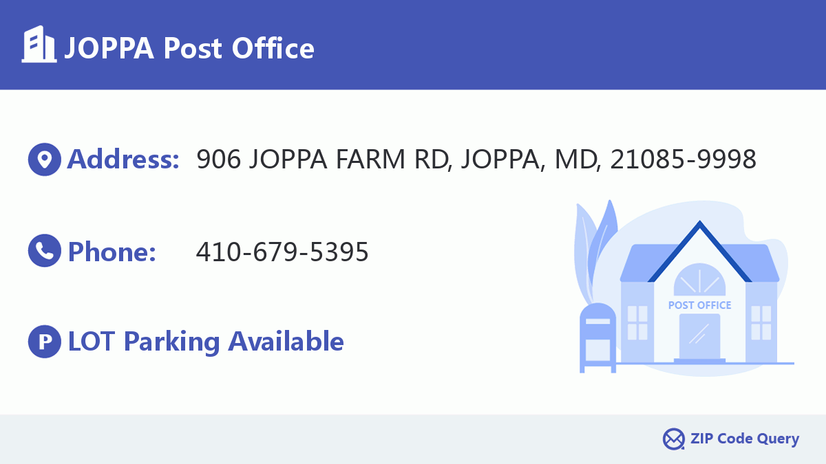 Post Office:JOPPA