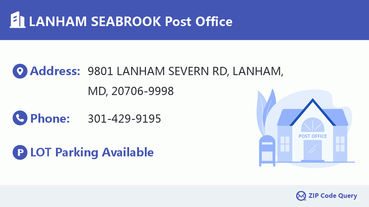 Post Office:LANHAM SEABROOK