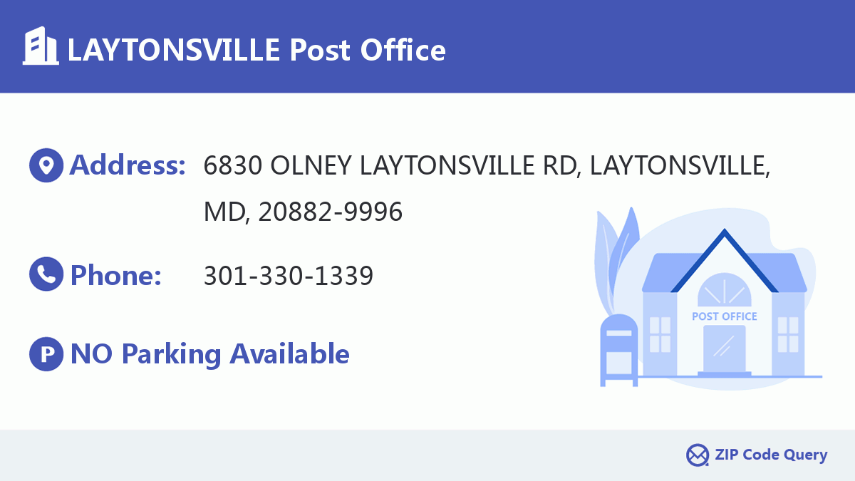 Post Office:LAYTONSVILLE