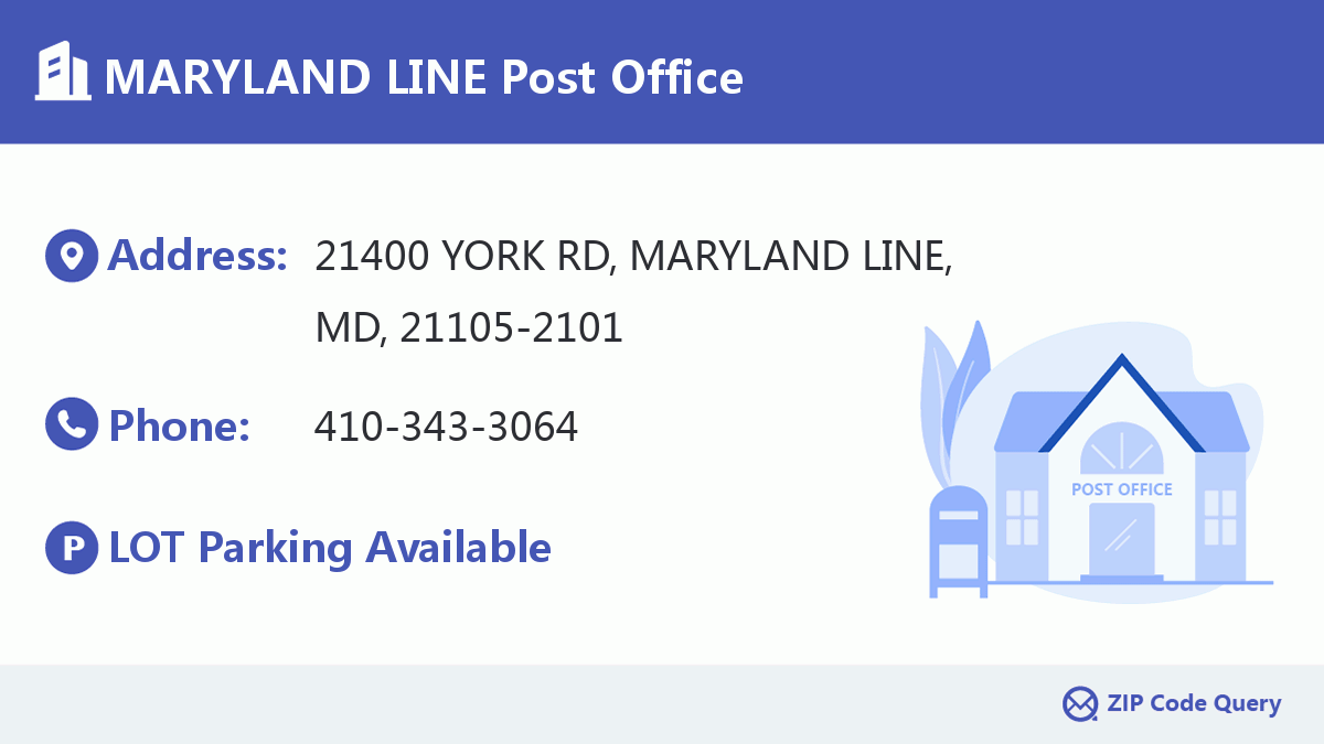 Post Office:MARYLAND LINE