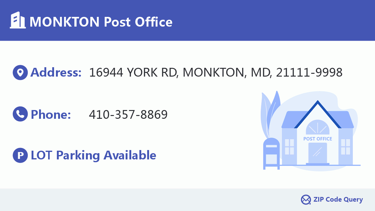 Post Office:MONKTON