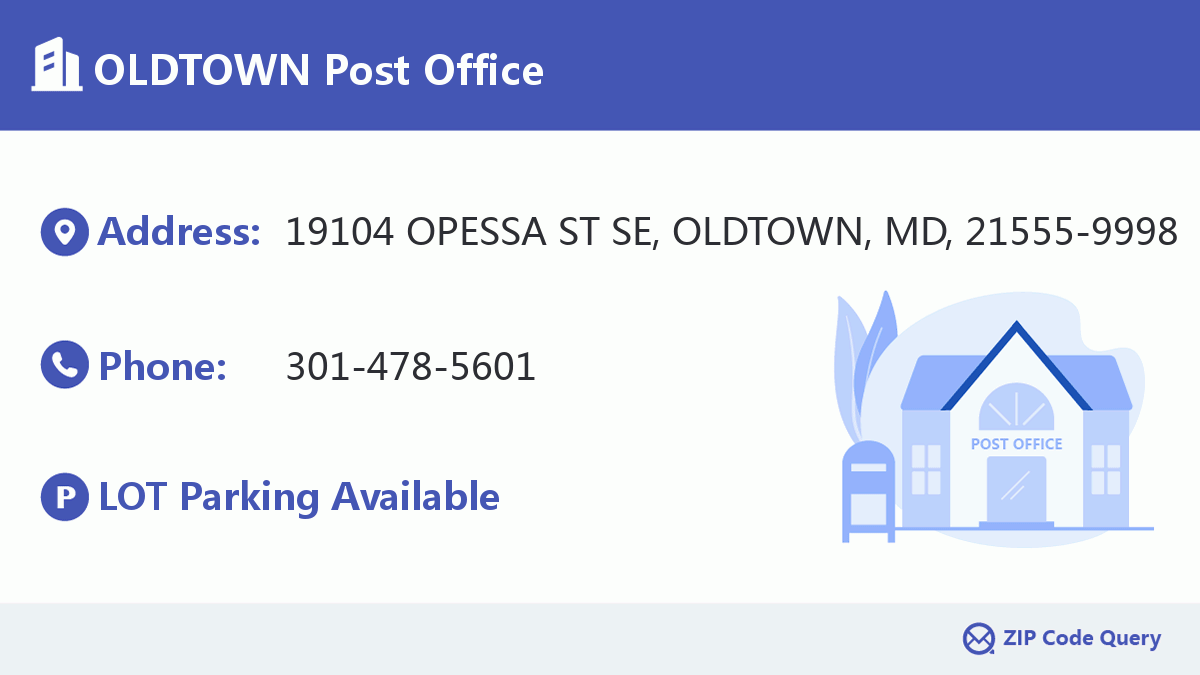 Post Office:OLDTOWN