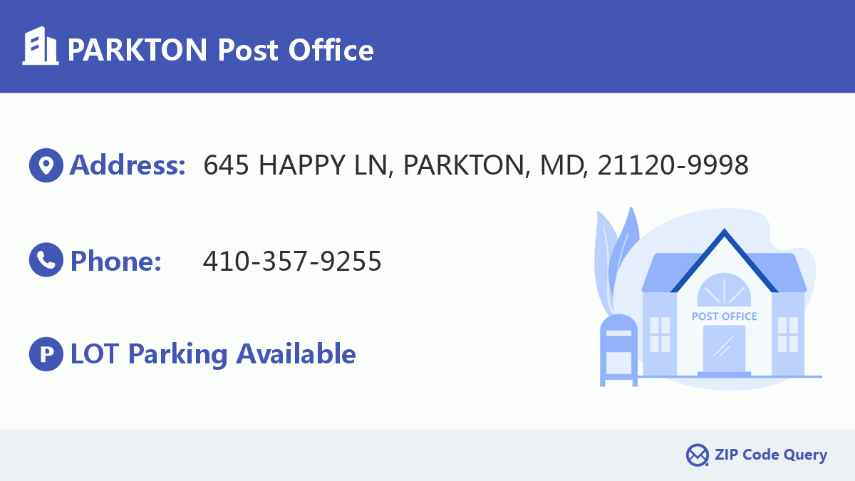 Post Office:PARKTON