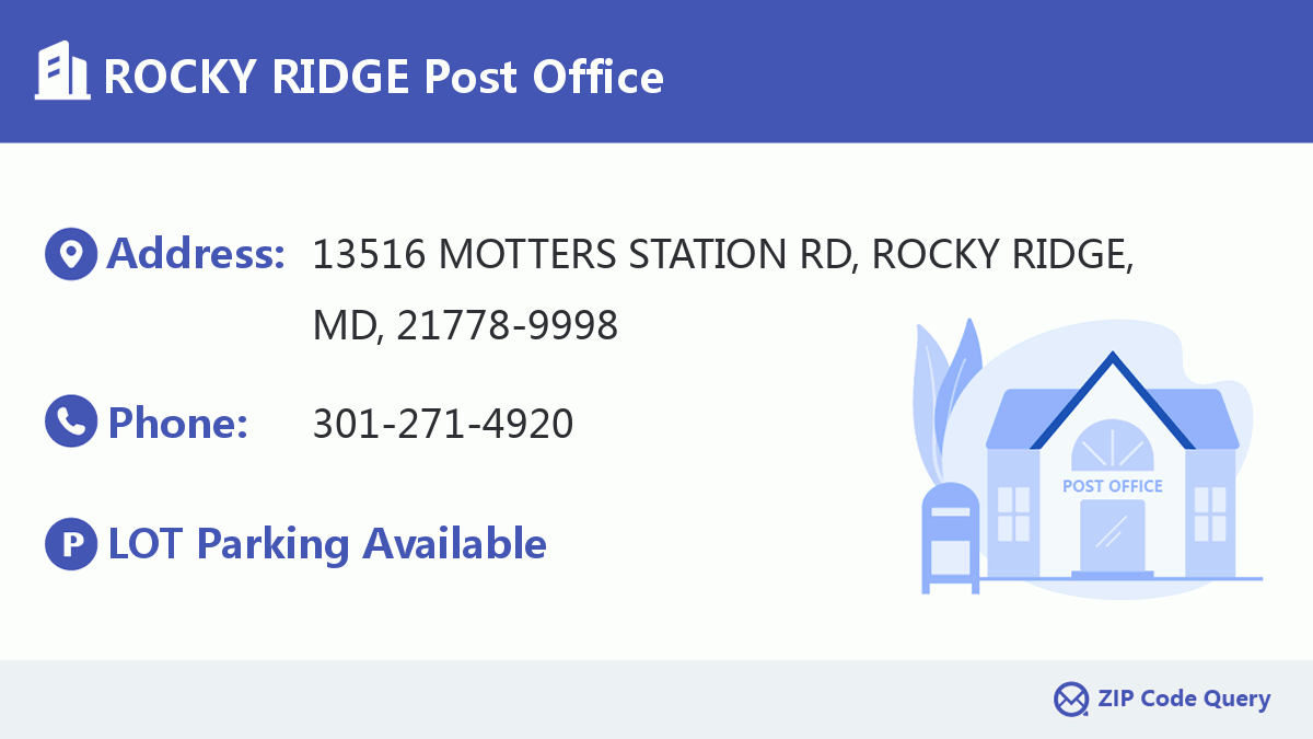 Post Office:ROCKY RIDGE