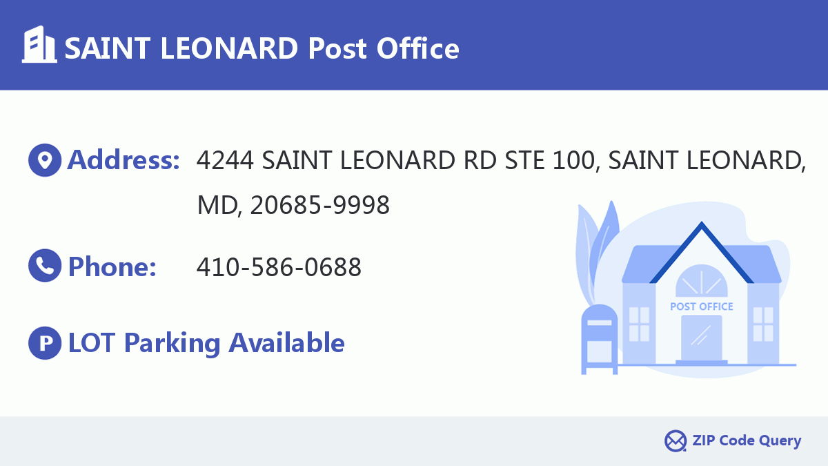 Post Office:SAINT LEONARD
