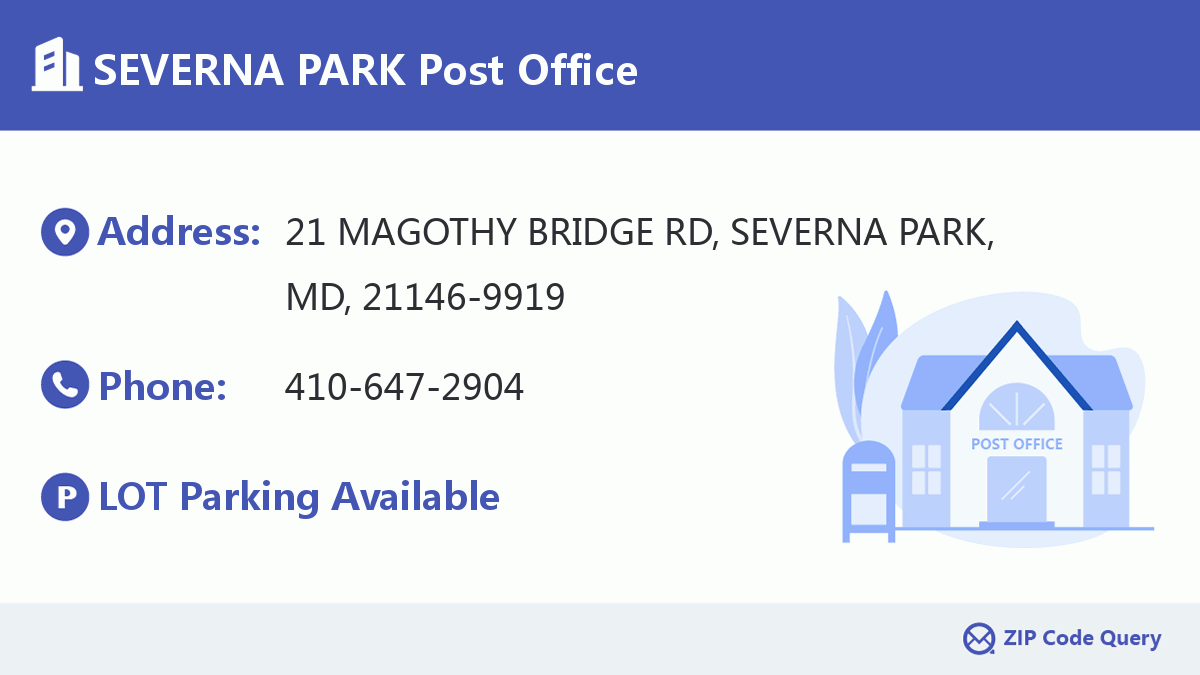 Post Office:SEVERNA PARK