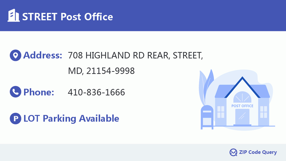 Post Office:STREET