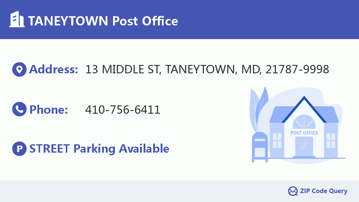 Post Office:TANEYTOWN
