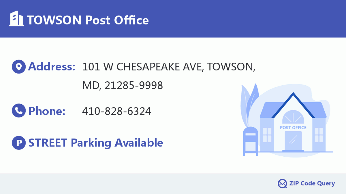 Post Office:TOWSON