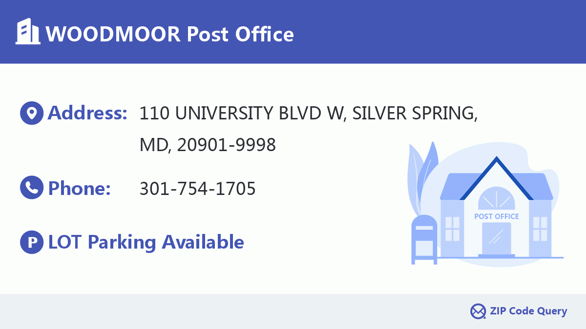 Post Office:WOODMOOR